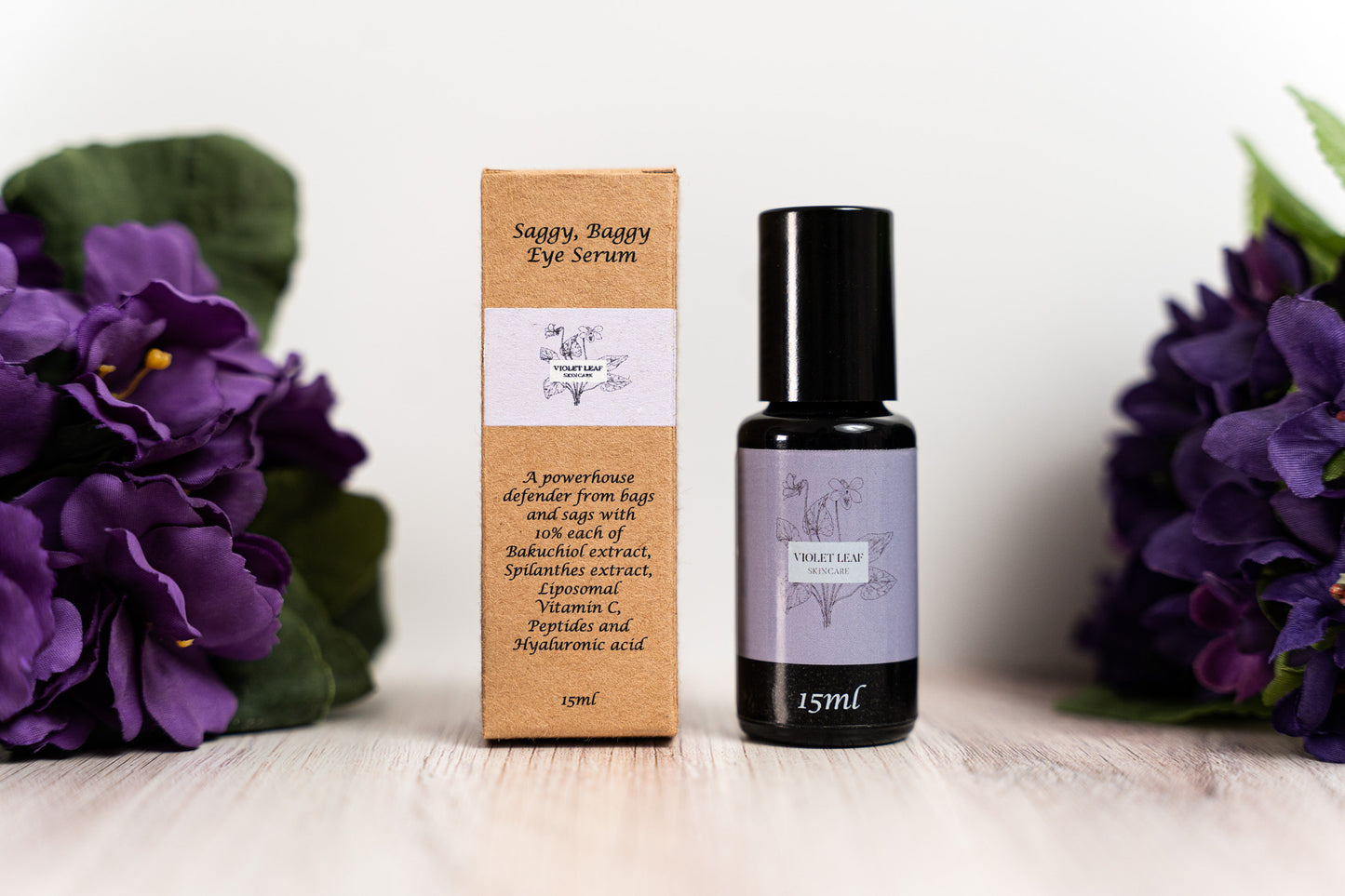 Saggy, Baggy organic skincare eye serum