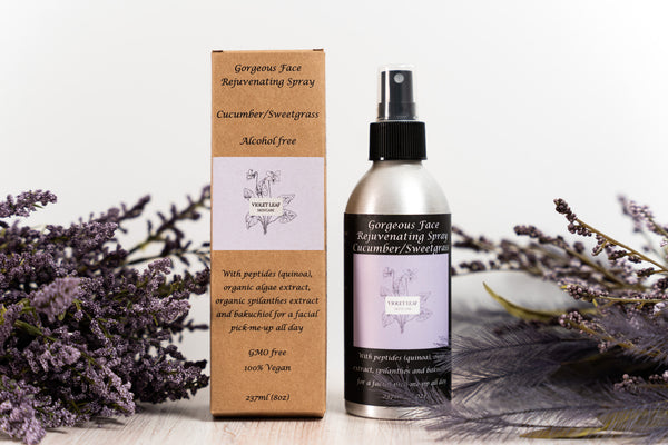 Organic Face Setting Spray - Natural Skincare – Violet Leaf Skincare